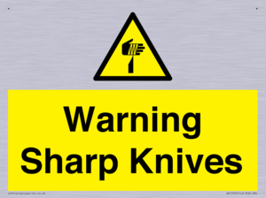 Warning Sharp Knives